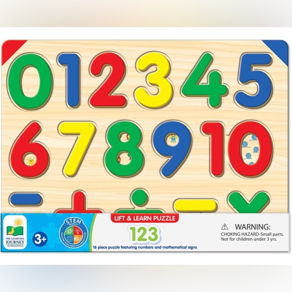 The Learning Journey Other - The Learning Journey Lift & Learn 123 Number Puzzle For Counting and Early Math
